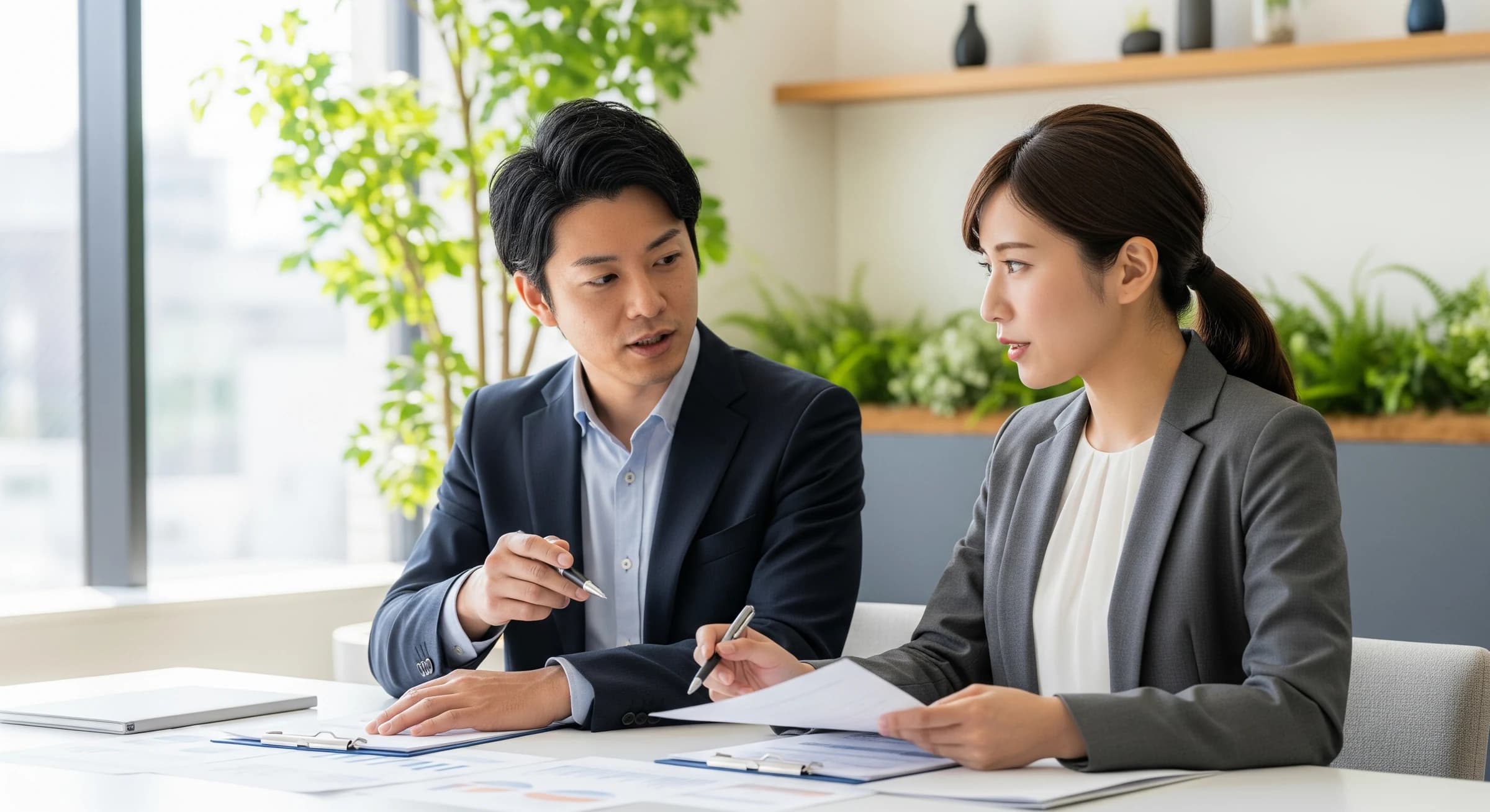 採用面談の様子