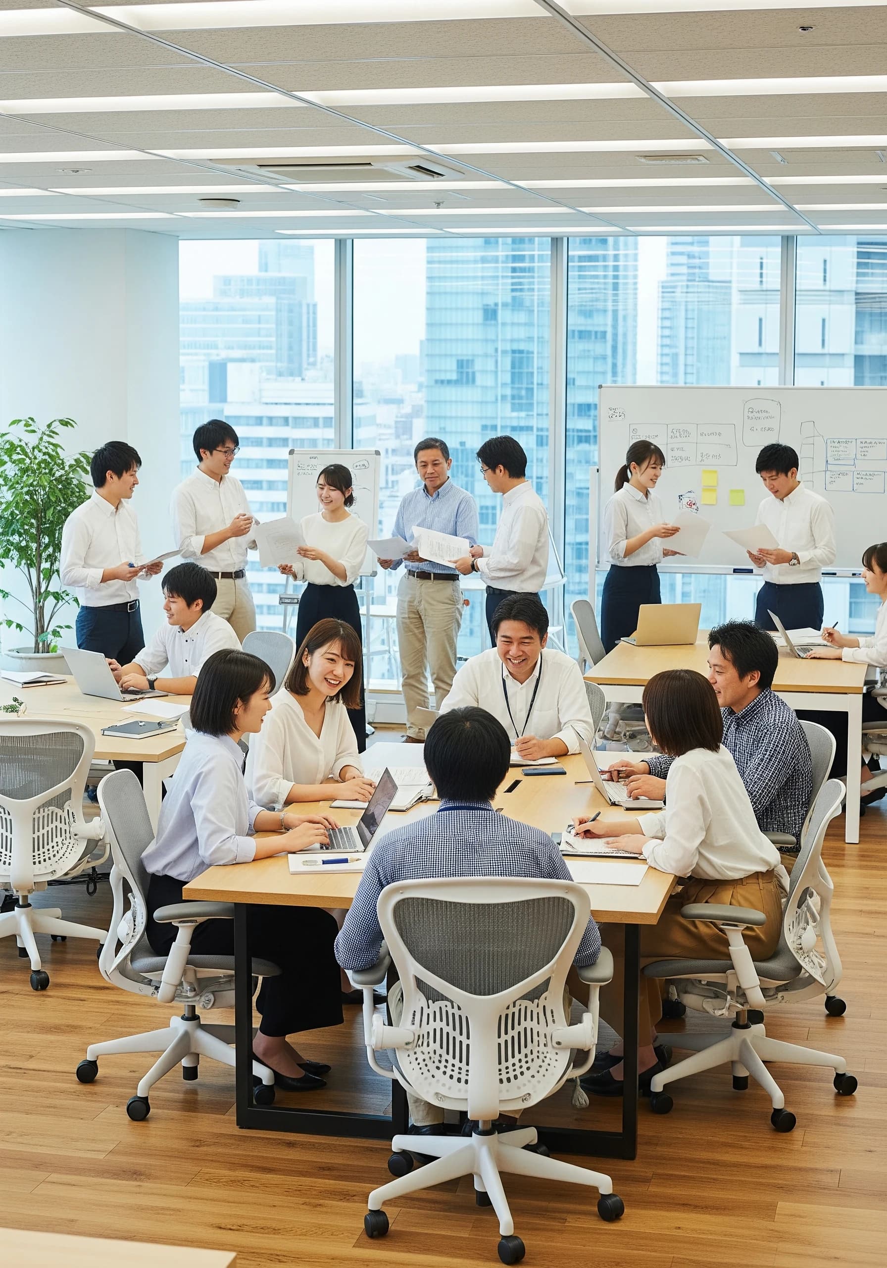 ケンユーで働くチームの様子