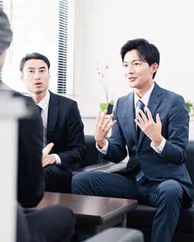 商談の様子